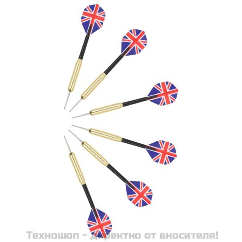 Професионална мишена за дартс от сизал с 6 стрелички