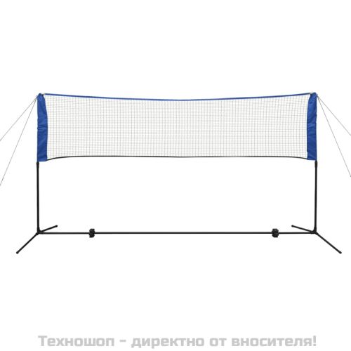 VidaXL Бадминтон мрежа с перца, 300x155 cм