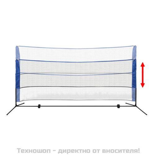 VidaXL Бадминтон мрежа с перца, 300x155 cм