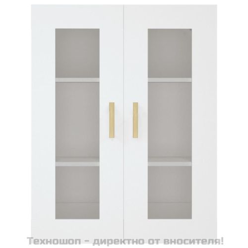 Окачен стенен шкаф, бял, 69,5x34x90 см