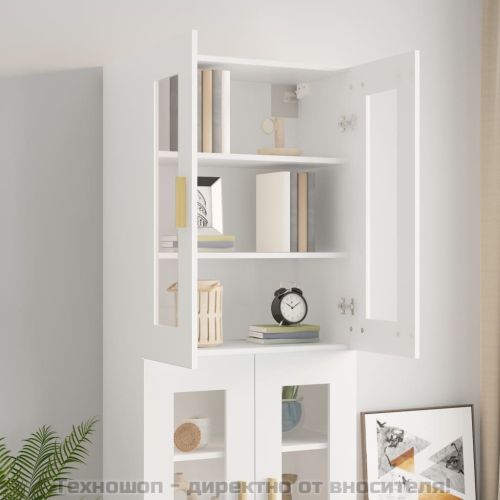 Окачен стенен шкаф, бял, 69,5x34x90 см