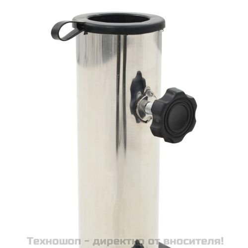 Основа за чадър, гранит, 28,5 кг, квадратна, черна