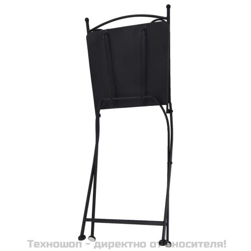 Мозаечни бистро столове, 2 бр, сиви