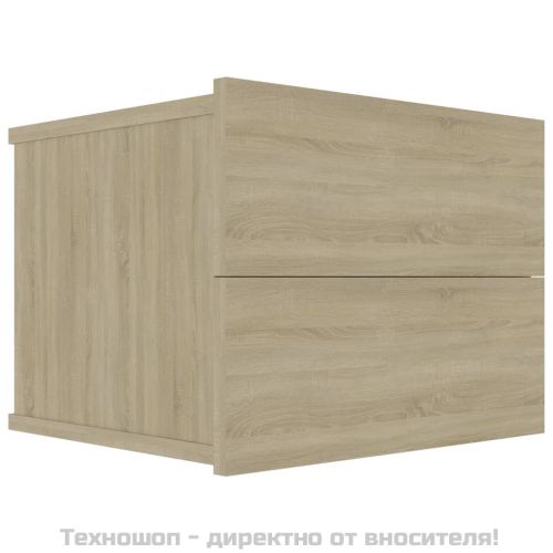 Нощни шкафчета, дъб сонома, 2 бр, 40x30x30 см, инженерно дърво