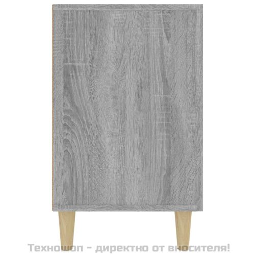 Сайдборд, Сив сонома, 100x36x60 см, инженерно дърво