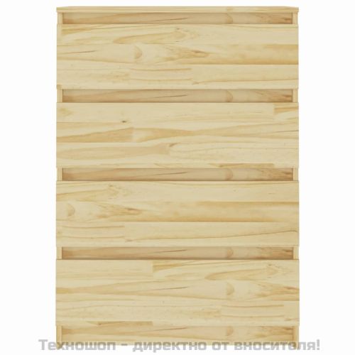 Страничен шкаф, 60x36x84 см, бор масив