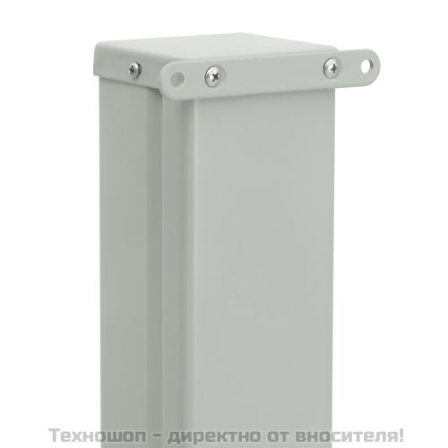Прибираща се странична тента, 100x500 см, черна