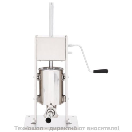 Ръчна пълначка за наденици, сребриста, 3 л, неръждаема стомана