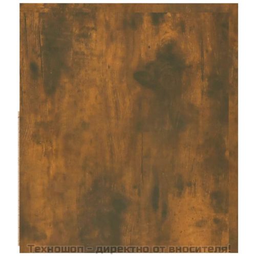 ТВ шкаф с LED осветление, опушен дъб, 120x35x40 см