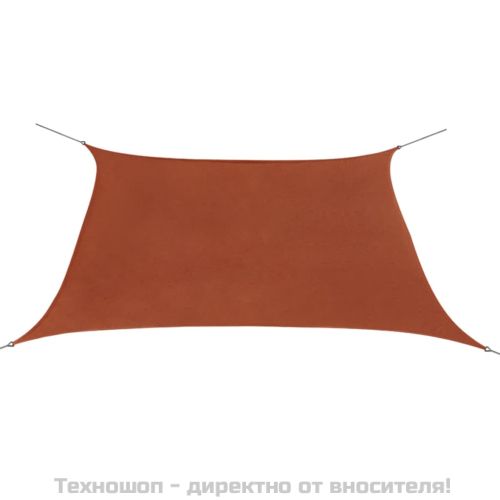 Сенник-платно от "Оксфорд" текстил, 3,6x3,6 м, цвят теракота