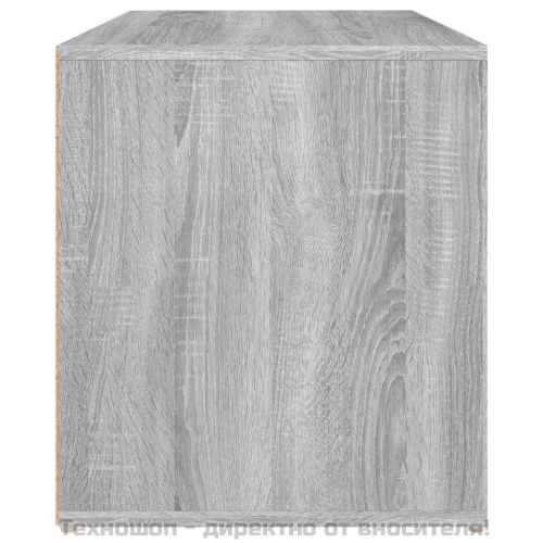 Пейка за антре, 80x40x45 см, сив сонома, инженерно дърво