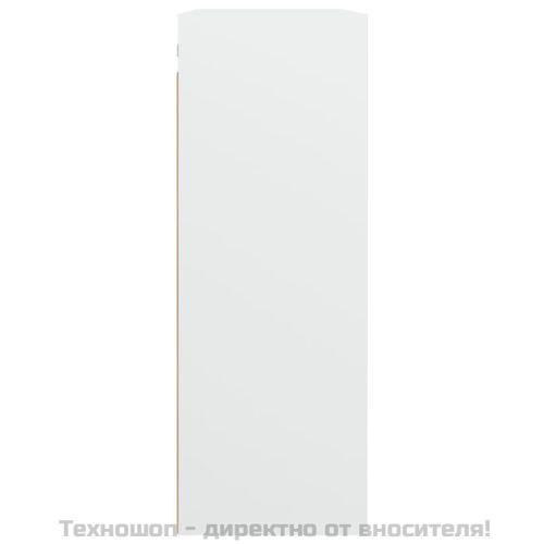 Окачен стенен шкаф, бял, 69,5x32,5x90 см