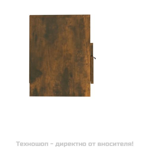 ТВ шкаф, oпушен дъб, 150x33,5x45 см, инженерно дърво