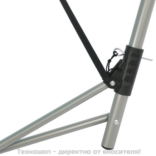 Хамак със сгъваема стойка, син