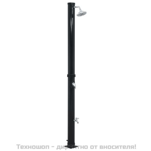 Соларен душ, черен, 220 см, 20 л