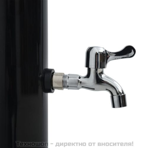 Соларен душ, черен, 220 см, 20 л