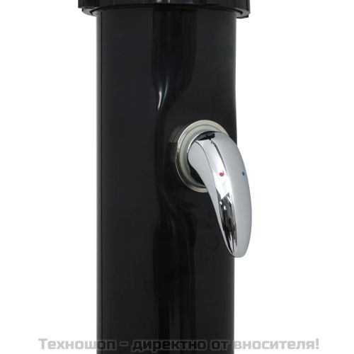 Соларен душ, черен, 220 см, 20 л