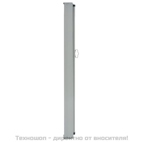 Прибираща се дворна странична тента, 60x300 см, червена