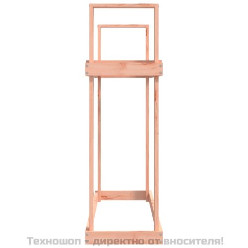 Поставка за дърва за огрев 110x35x108,5 см масивна дугласка ела