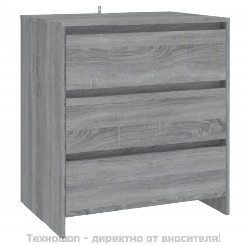 Сайдборд, сив сонома, 70x41x75 см, инженерно дърво