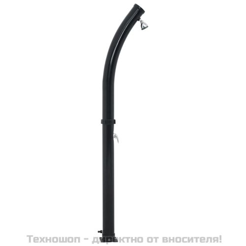 Соларен душ, черен, 214 см, 20 л