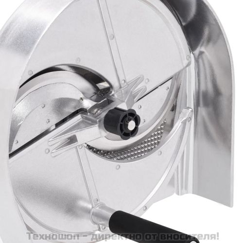 Ръчна резачка за зеленчуци, сребриста, 22x44,5 см, алуминий