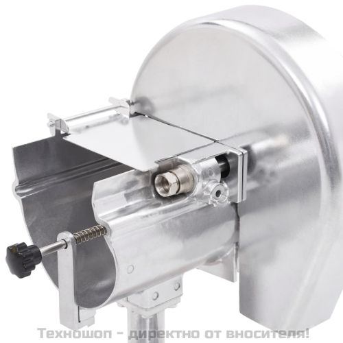 Ръчна резачка за зеленчуци, сребриста, 22x44,5 см, алуминий