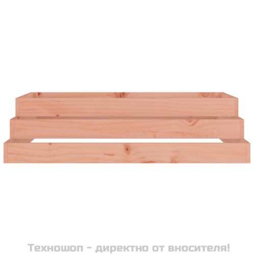 Плантер, 110x110x27 см, масивна дугласка дървесина
