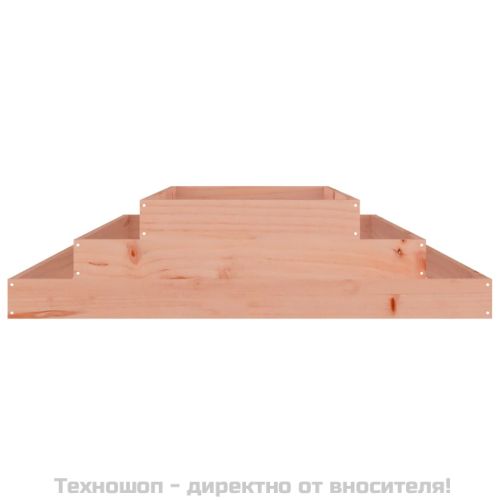 Плантер, 110x110x27 см, масивна дугласка дървесина