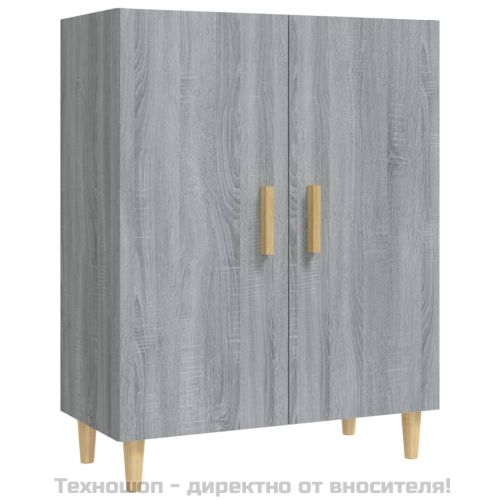 Сайдборд, Сив сонома, 70x34x90 см, инженерно дърво