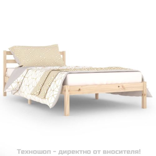 Рамка за легло, бор масив, 100х200 см