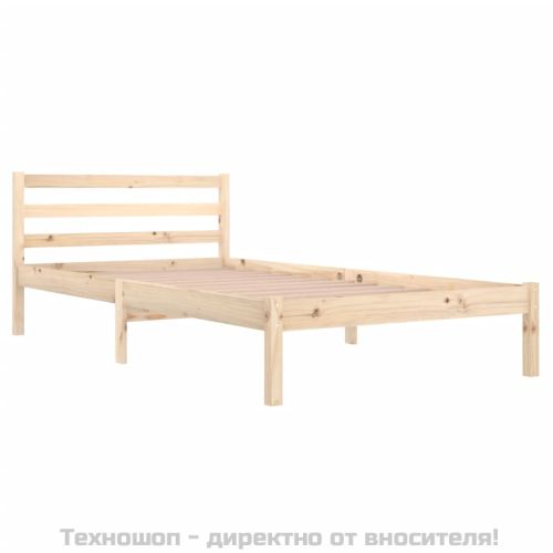 Рамка за легло, бор масив, 100х200 см