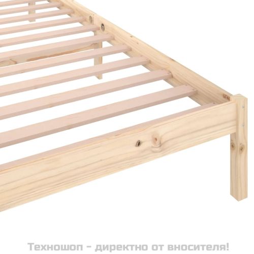 Рамка за легло, бор масив, 100х200 см