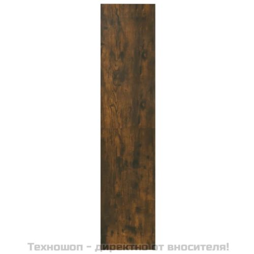 Библиотека/разделител опушен дъб 60x30x135 см инженерно дърво