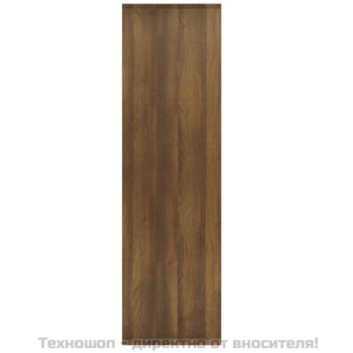 Библиотека/разделител, кафяв дъб, 80x30x103 см, инженерно дърво