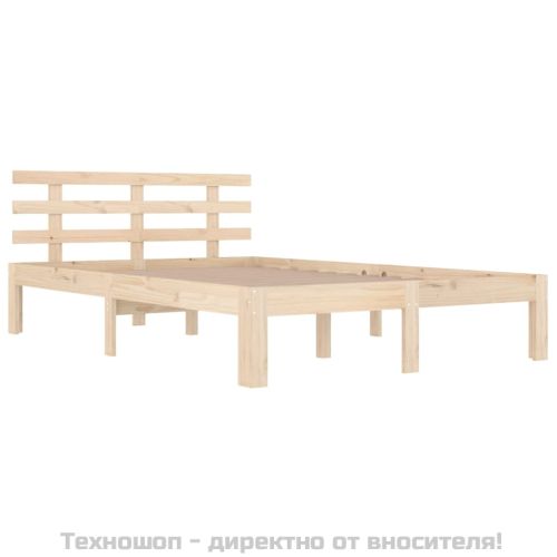 Рамка за легло, масивно дърво, 140х190 см