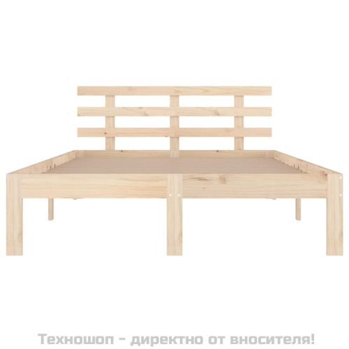 Рамка за легло, масивно дърво, 140х190 см