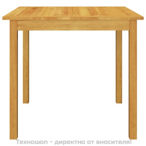 Градински трапезен комплект, 5 части, черен