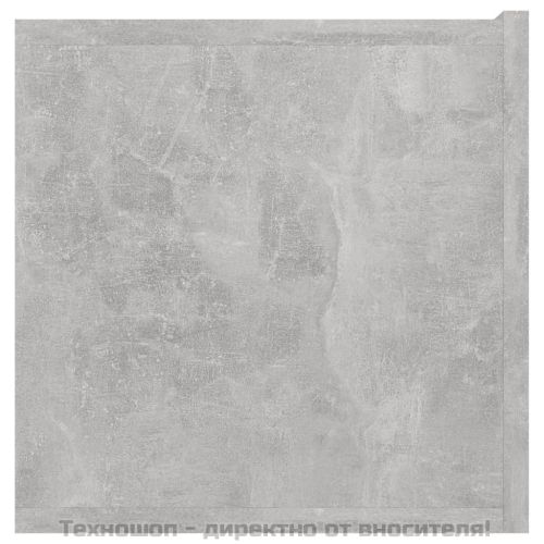 Окачени TВ шкафове, 3 бр, бетонно сиви, 60x30x30 см