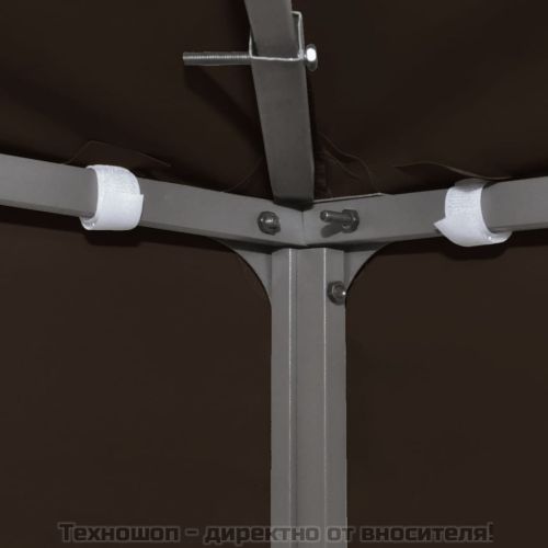 Покрив за шатра, 310 г/м², 3x4 м, кафяв