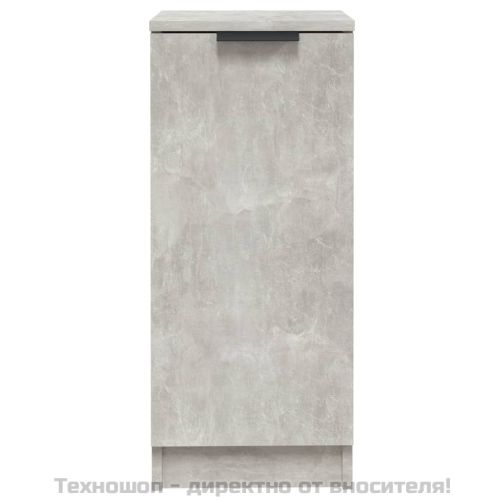 Сайдборди, 2 бр, бетонно сиви, 30x30x70 см, инженерно дърво