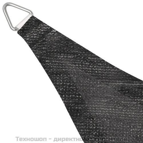 Сенник платно, HDPE, триъгълно, 3,6х3,6х3,6 м, антрацит