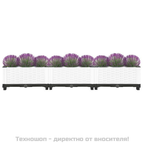 Повдигната леха, 120x40x23 см, полипропилен
