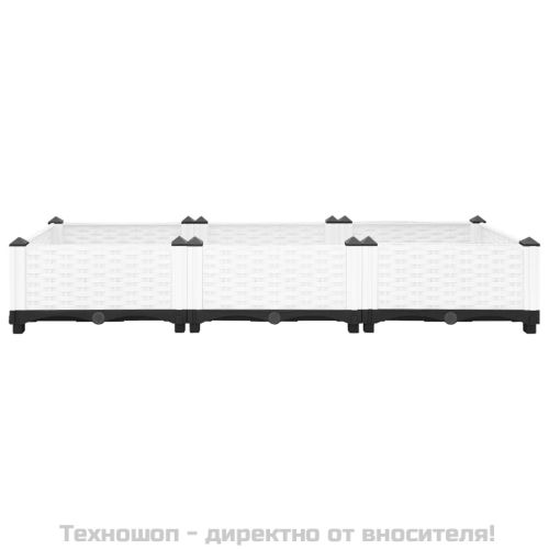 Повдигната леха, 120x40x23 см, полипропилен