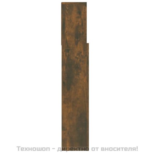 Табла за легло тип шкаф, опушен дъб, 100x19x103,5 см