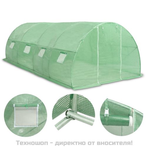 Оранжерия, 18 м², 600x300x200 см