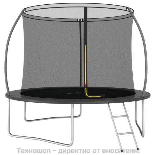 Комплект батут, кръгъл, 305x76 см, 150 кг