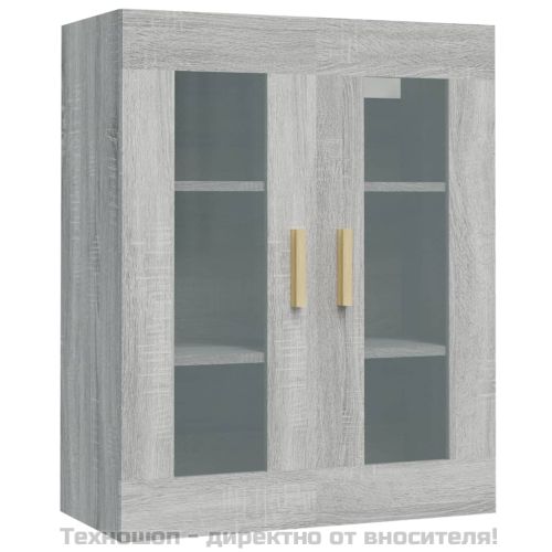 Окачен стенен шкаф, сив сонома, 69,5x34x90 см