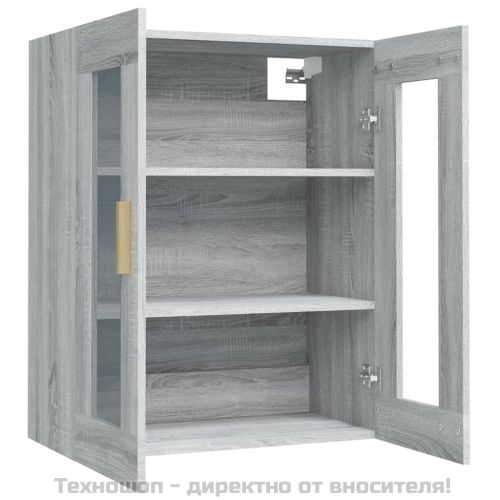 Окачен стенен шкаф, сив сонома, 69,5x34x90 см