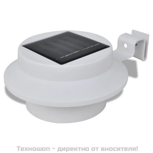 Комплект външни соларни LED лампи за ограда – 6 броя